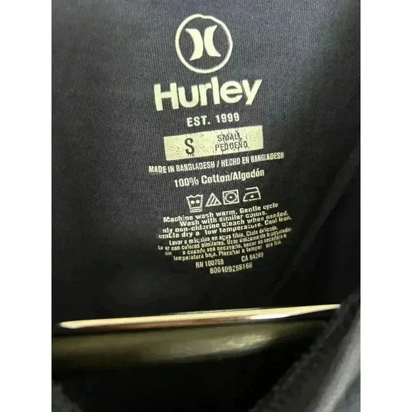 Hurley Skate Tee Short Sleeve Logo Graphic Blue Youth T-Shirt Size S - Picture 4 of 5